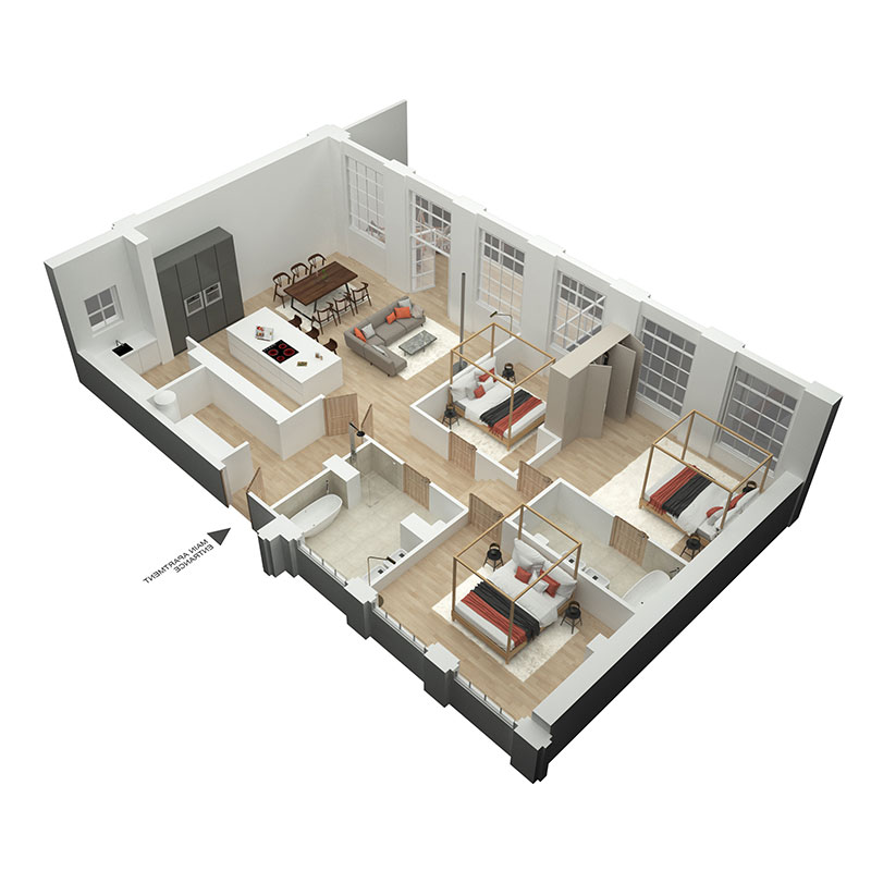 blair hill apartments for sale floor plan